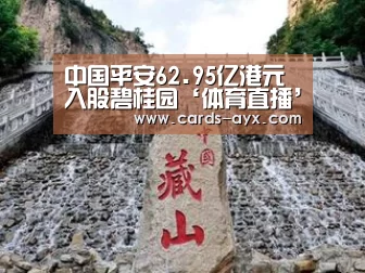 中国平安62.95亿港元入股碧桂园‘体育直播’(图4) 爱游戏
